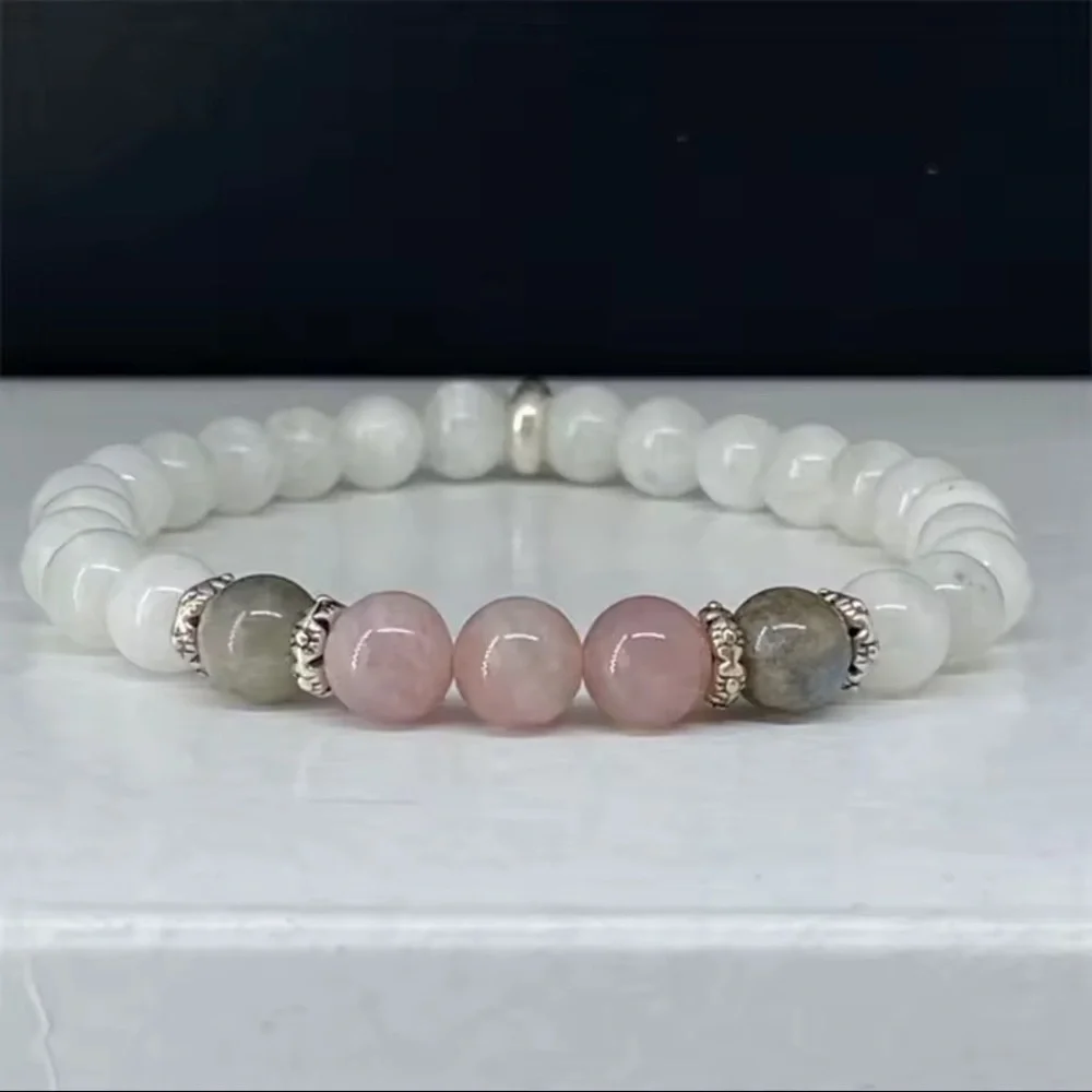 Healing Crystal Beaded Bracelet Natural Bracelet - Picture 2 of 9